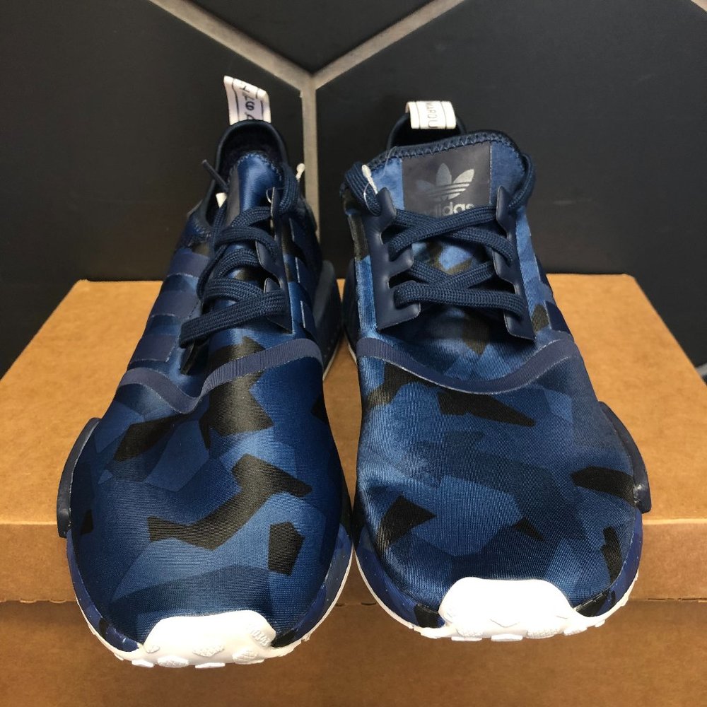 Adidas NMD R1 Navy Blue Camo Size 9 - Picture 3 of 6